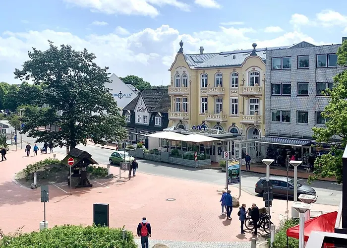 Duhnerherz Bestlage Im Zentrum,am Duhnen, Balkon Mit Meerblick,wlan Parkplatz Und Fahrradabstellraum Bettwaesche Und Handtuecher Inkl Cuxhaven
